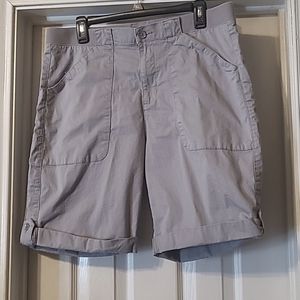 Women's Gray Cargo Shorts